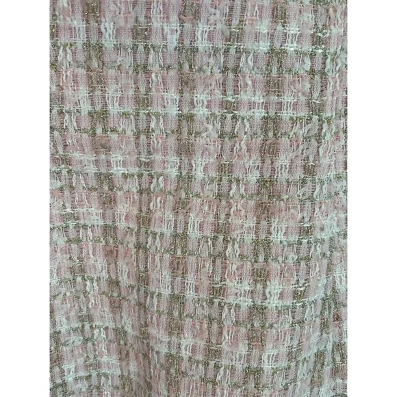 Rumored Pink Tweed Sleeveless Mini Dress Size 4 NWT - Picture 4 of 8